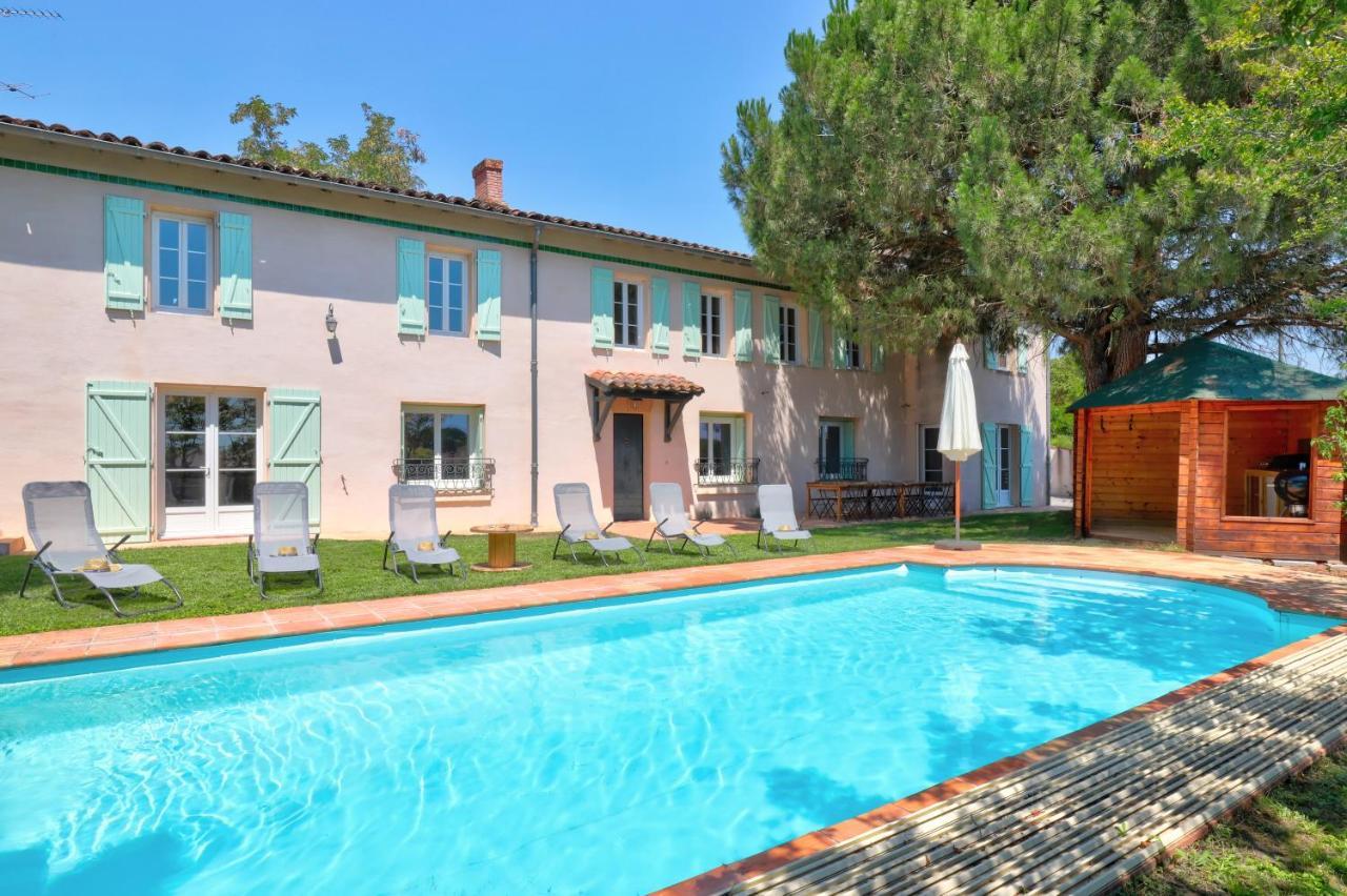 Gite La Grappe Occitane - 14 Personnes - Piscine Privee Ambres Buitenkant foto