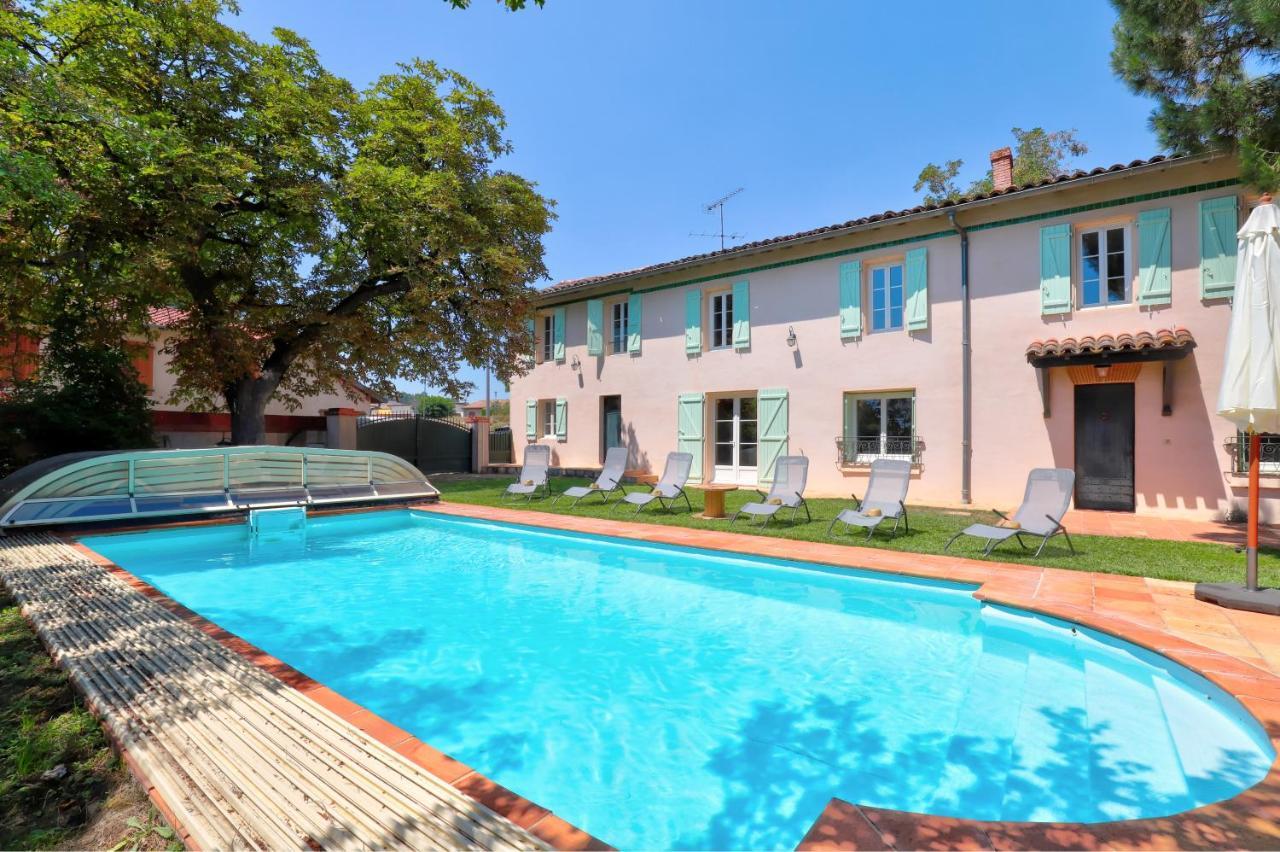 Gite La Grappe Occitane - 14 Personnes - Piscine Privee Ambres Buitenkant foto